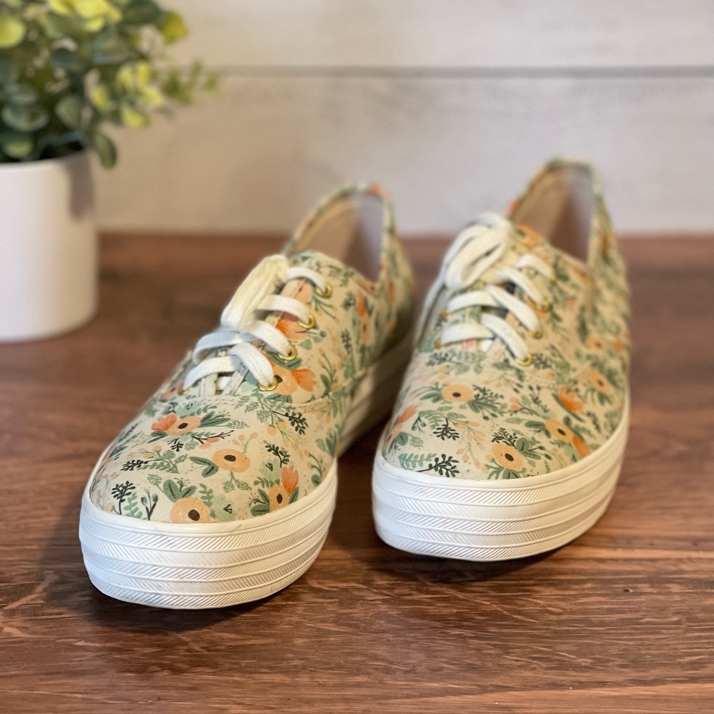 Keds X Rifle Paper Co. Triple Decker Wildflower